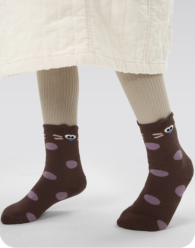 SET 5 ĐÔI TẤT VỚ 49 DỄ THƯƠNG CHỐNG TRƯỢT TỪ 1-12 TUỔI DÀNH CHO BÉ GÁI