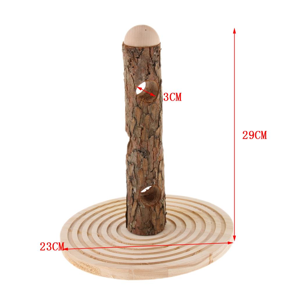 Wooden Feeder Vertical Pet Hay Rack Rabbit Chinchilla Small Animal Supplies