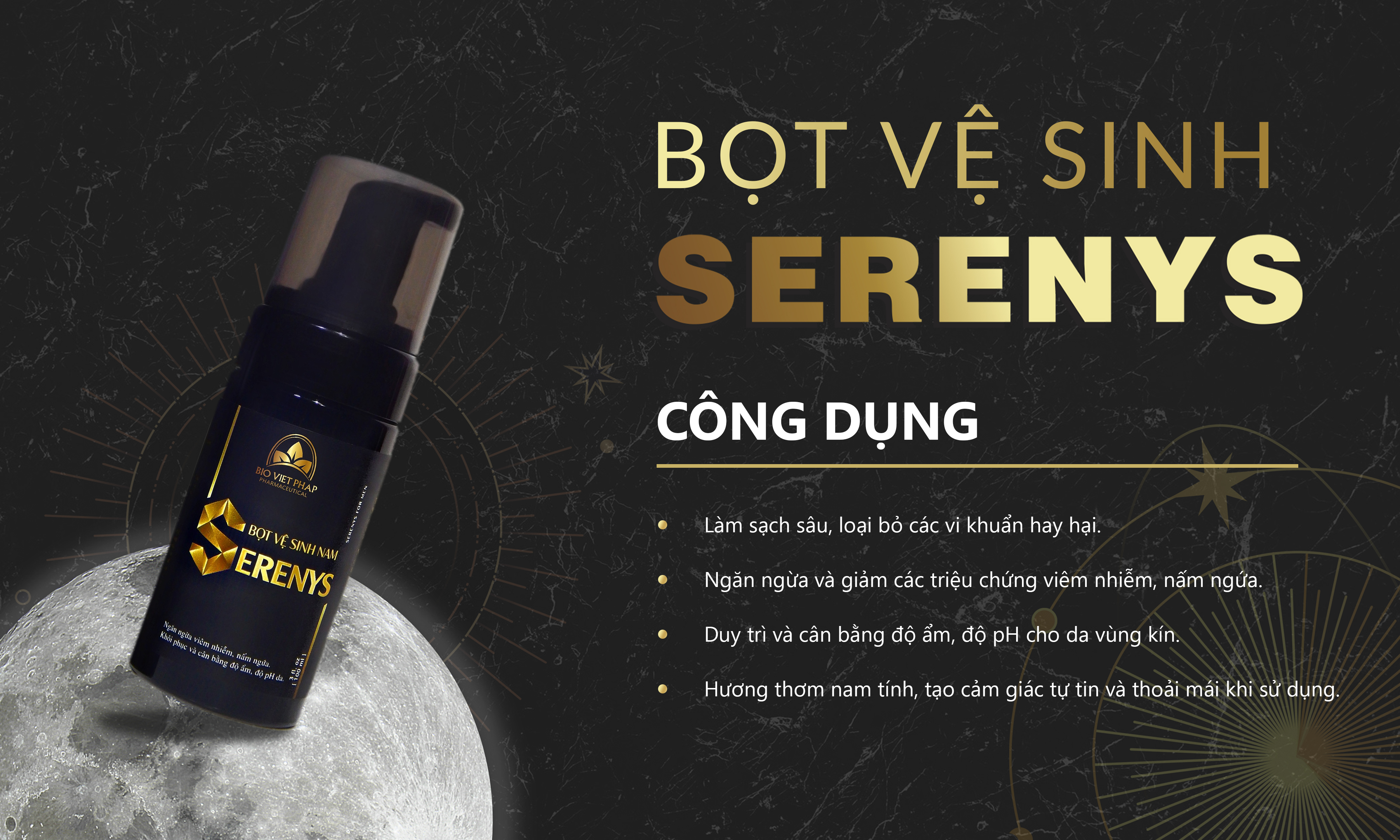 Bọt vệ sinh nam Serenys 100ml