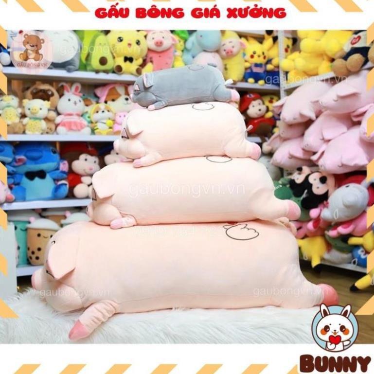 Gấu Bông Heo Mắt Híp 80 cm Siêu dễ Thương Hàng Loại 1,Lợn Phê Cần Heo Mắt Híp Siêu Cute