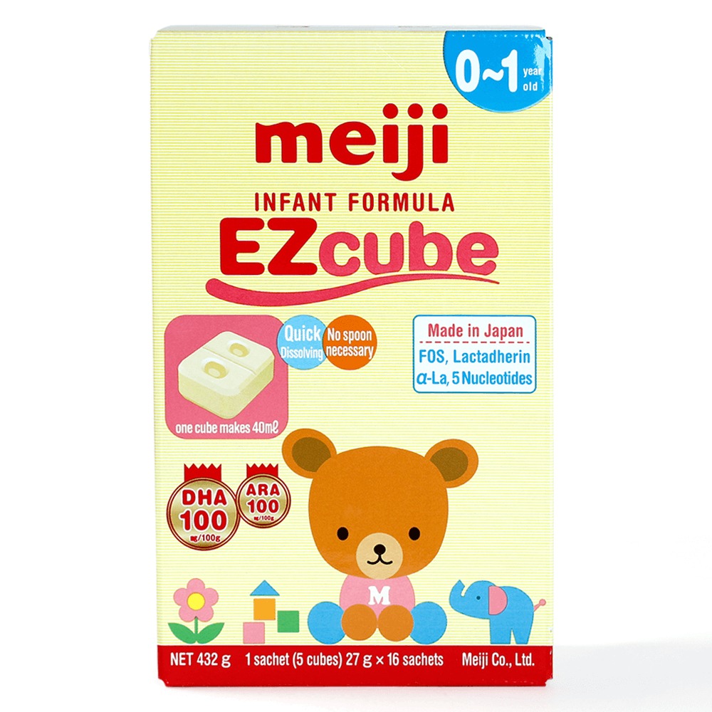 Sữa Meiji Ezcube Infant Formula Dạng Viên (432g)