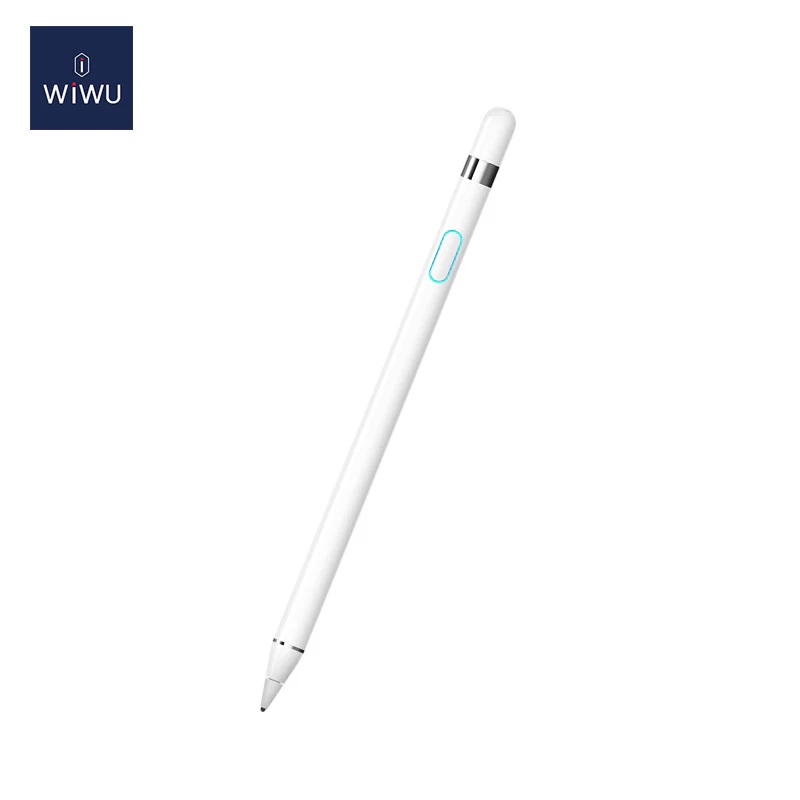 Bút cảm ứng đa năng thông minh tương thích mọi dòng máy bật là viết đầu bút 1.45mm WIWU Picasso P339 tương thích iPhone iPad Androids Windows Pin 10h, Bật Là Dùng - Không Cần Bluetooth, Viết Tự Nhiên, Vẽ Mượt Mà, Tương Thích Đa Thiết Bị - Hàng nhập khẩu
