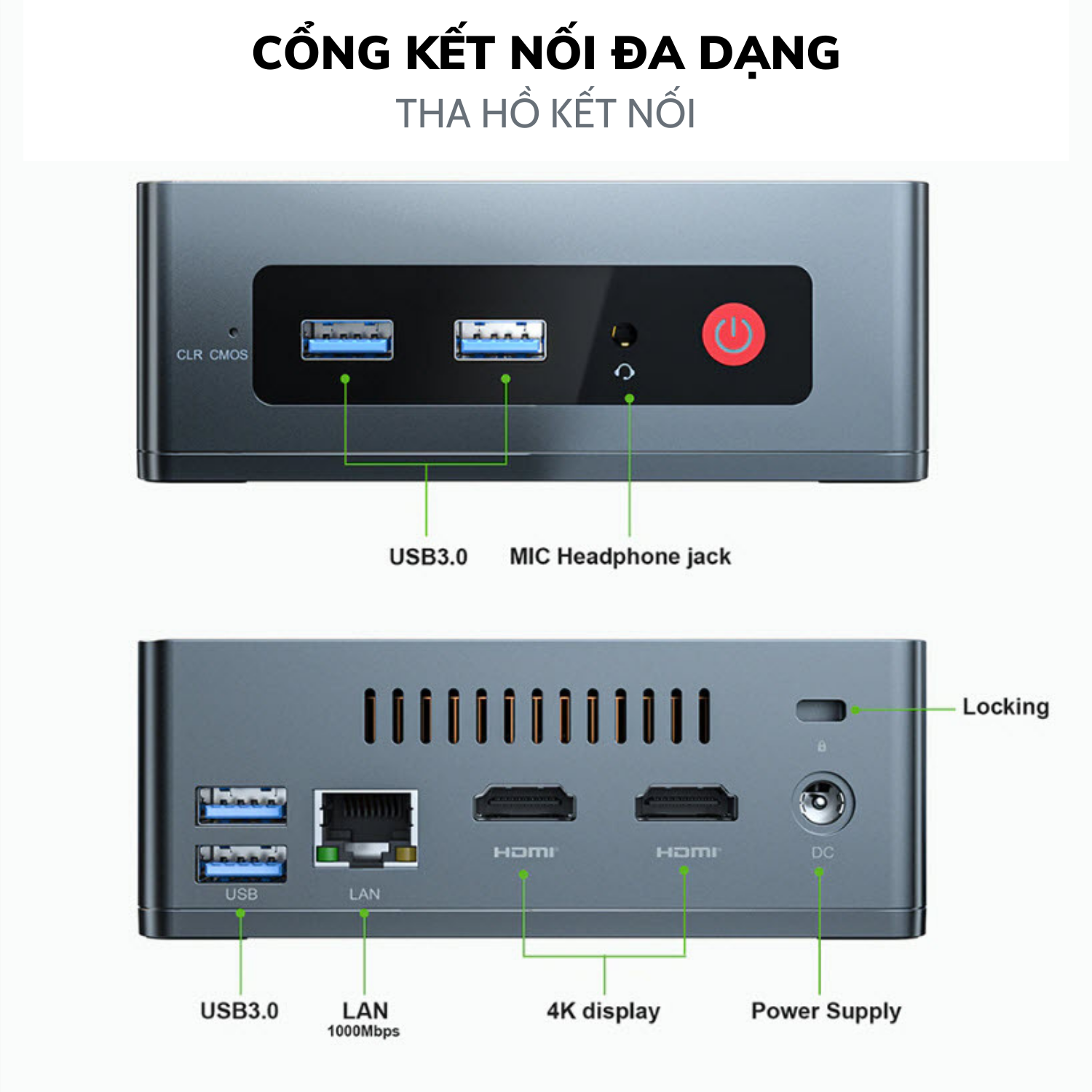 Máy tính để bàn – Máy chủ Server – Mini PC – Intel NUC GK35 ( hàng chính hãng)