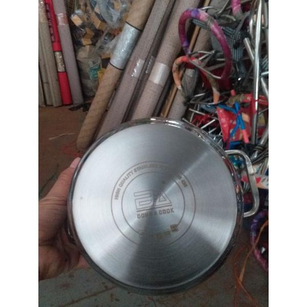 Bộ 4 nồi inox ĐÔNG Á 3 đáy-inox 403 cao cấp sáng bóng dày đẹp
