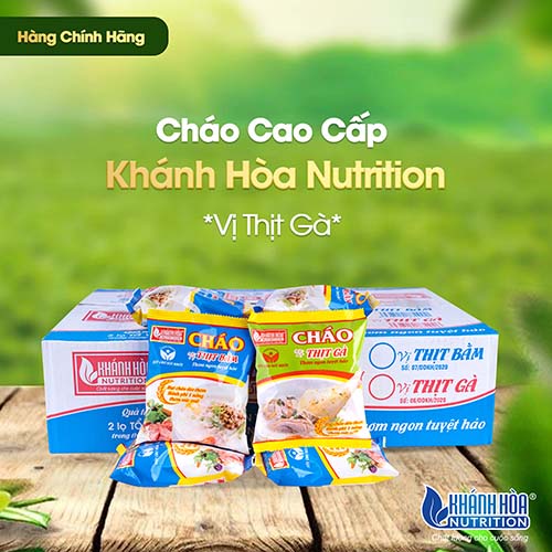 Cháo Ăn Liền Cao Cấp Vị Thịt Gà Khánh Hòa Nutrition