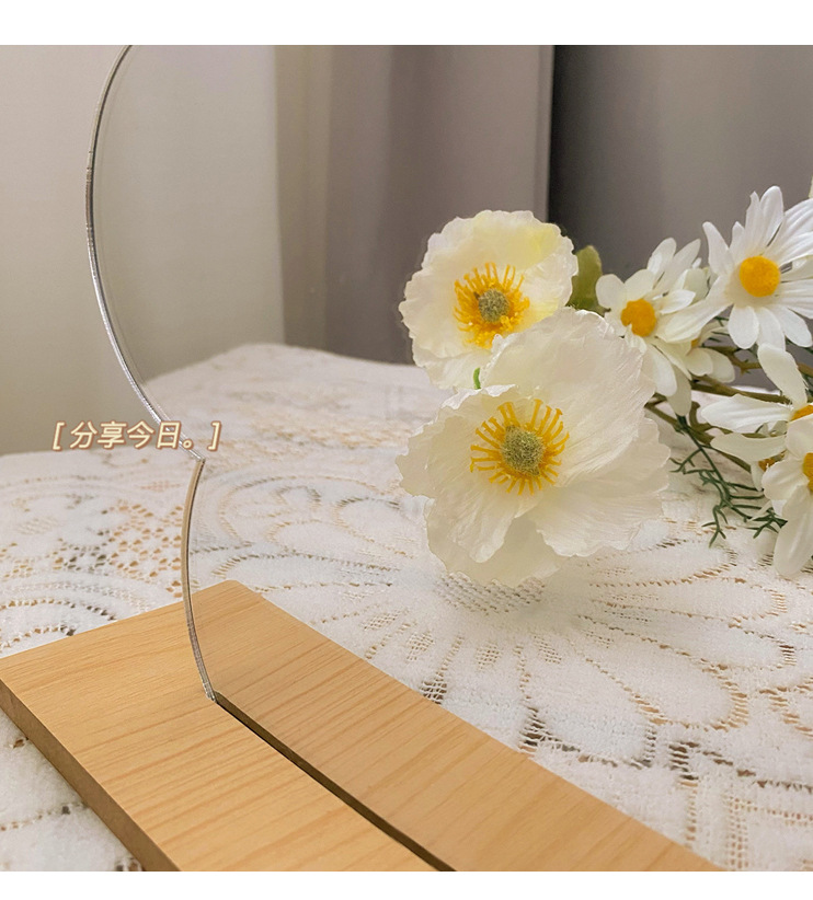 Gương Đế Gỗ 2 Mặt Nhiều Hình Xinh Xắn Decor Phòng Ngủ, Nhà Cửa