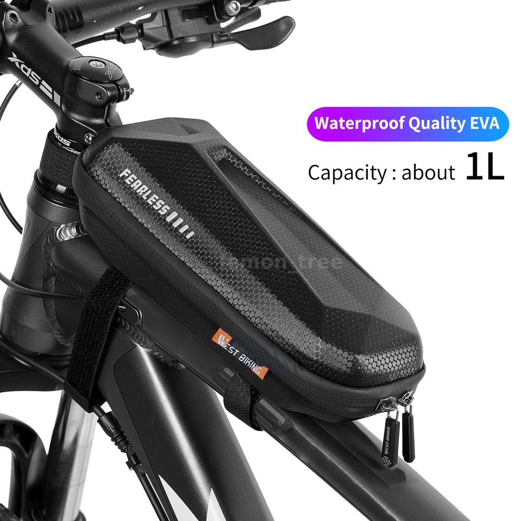 Túi Đựng Đồ Vỏ Cứng Treo Khung Xe Đạp 1.5l Tiện Dụng