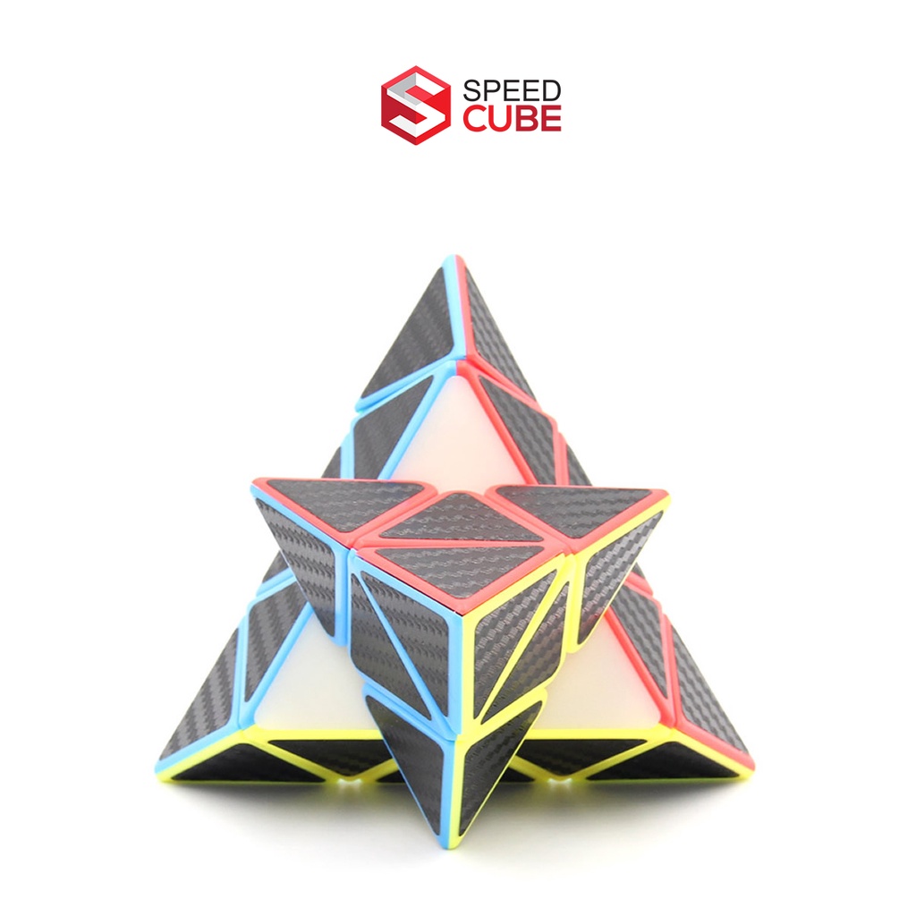 Rubik Biến Thể Tam Giác Moyu Meilong Pyraminx Carbon