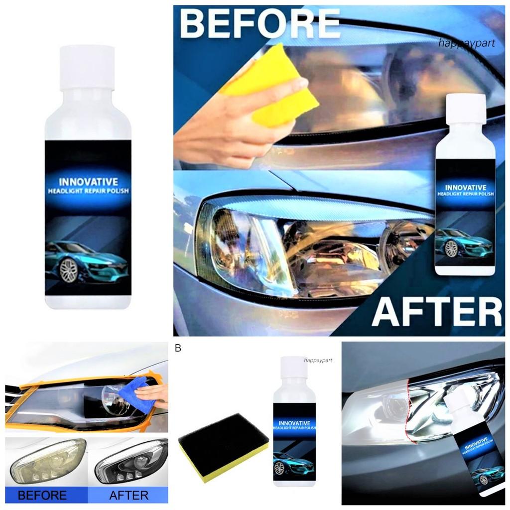 DUNG DỊCH NANO ĐÁNH BÓNG ĐÈN PHA Ô TÔ XE MÁY NHƯ MỚI