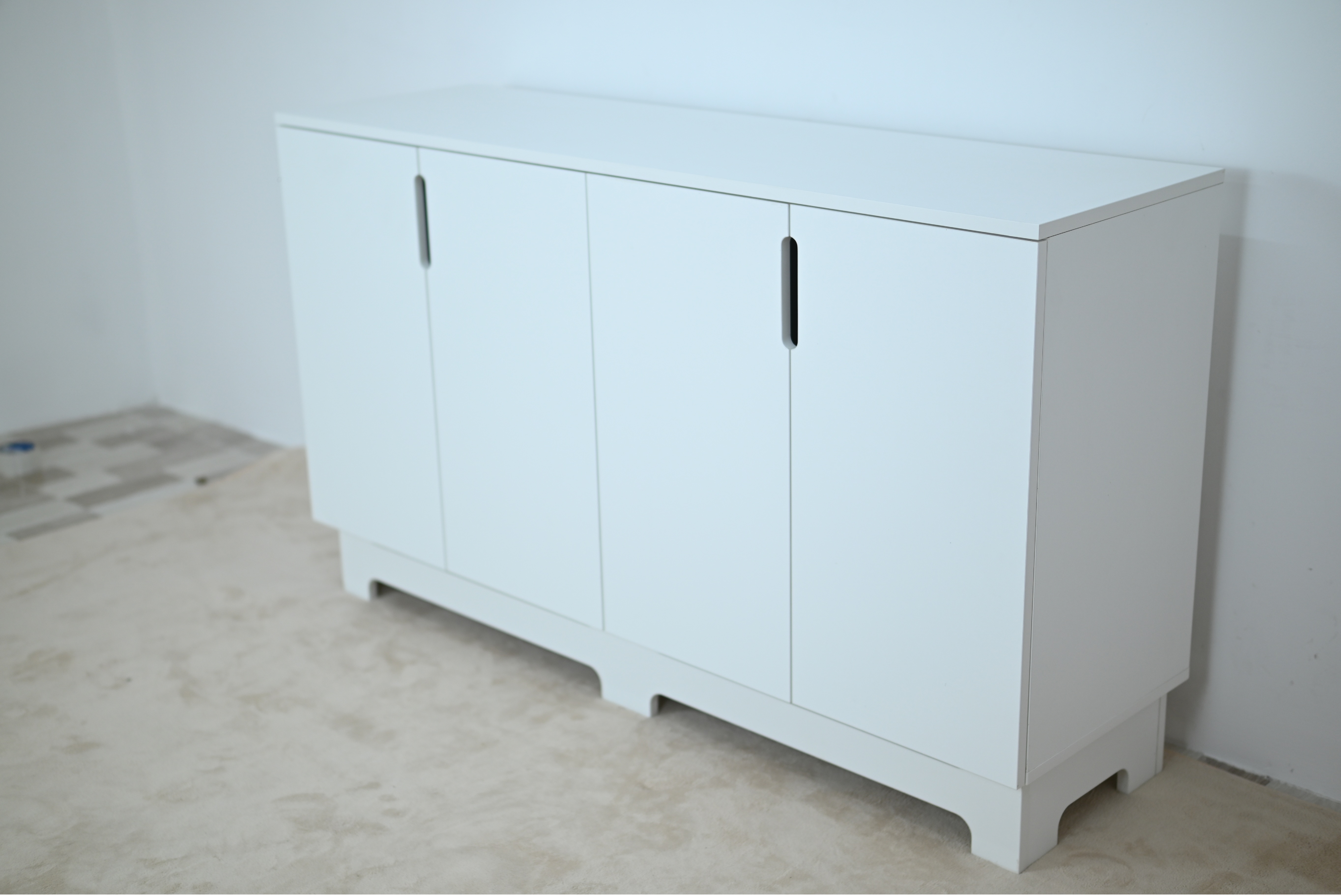 [Happy Home Furniture] MOLLY, Tủ lưu trữ 4 cánh mở, 140cm x 40cm x 82cm ( DxRxC), TCM_105