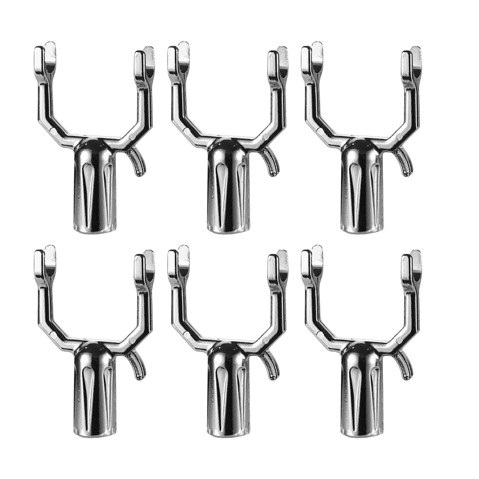 6x Portable Laundry Hanging Fork Balcony Fork Clothes Airing Fork
