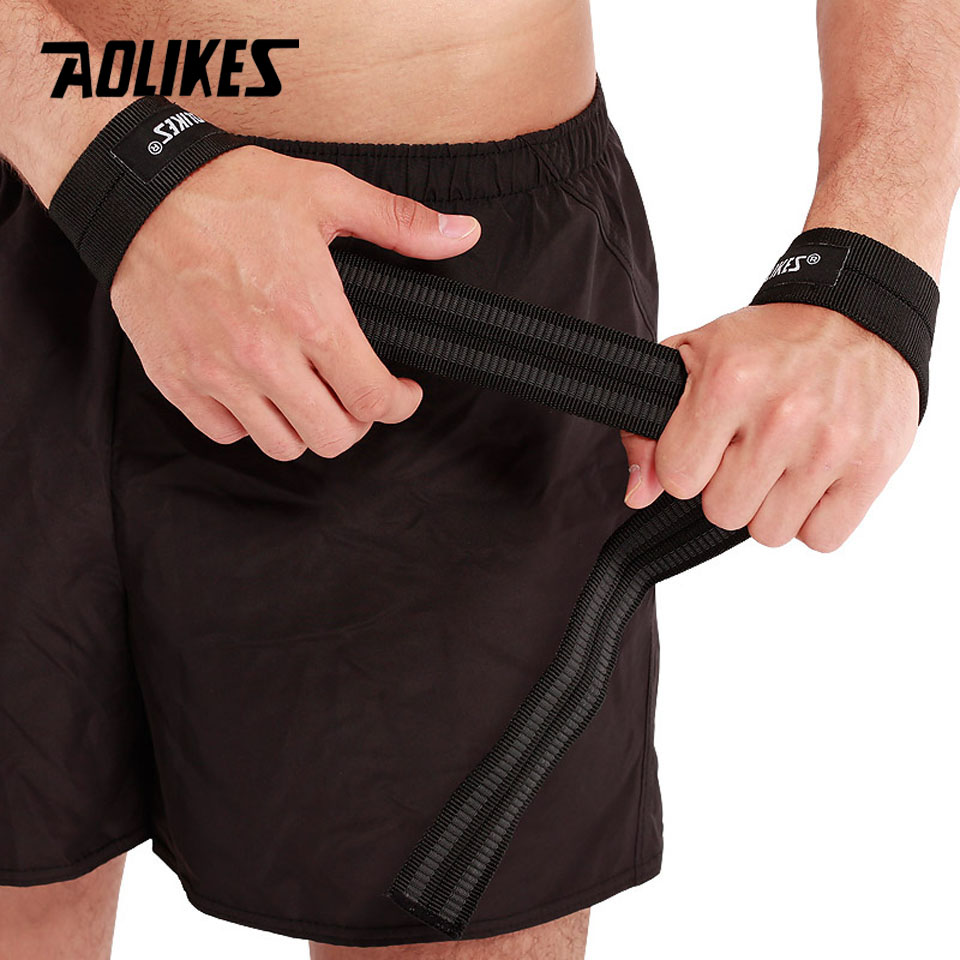 Dây đai cổ tay trợ lực nâng tạ AOLIKES A-7635 Gym Sport Wrist Bands