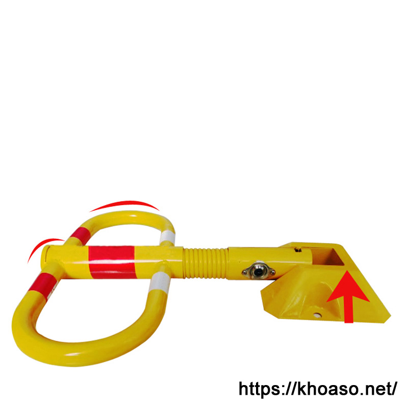 Khóa cọc giữ chỗ đậu xe ô tô