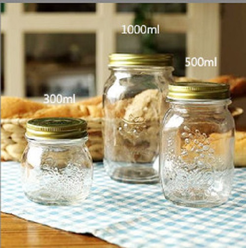 Hũ Gia Vị Mason 300ml , 500ml , 1000ml Nắp Nhôm | Tùy Chọn Dung Tích