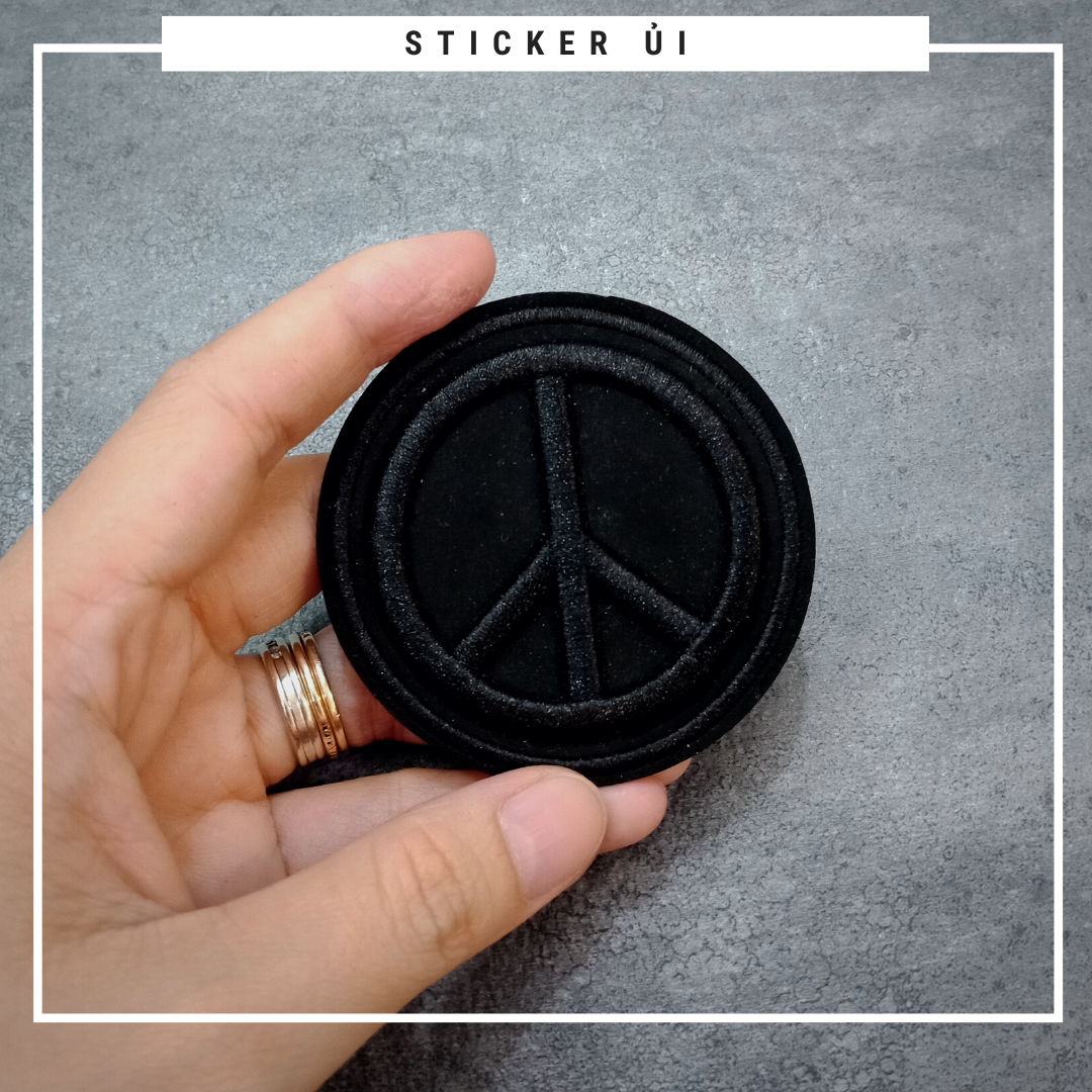 Phụ kiện trang trí áo thun tay lỡ unisex: Logo Sticker Patch Ủi Quần Áo, BALO, quần jogger chuẩn local brand streetstyle