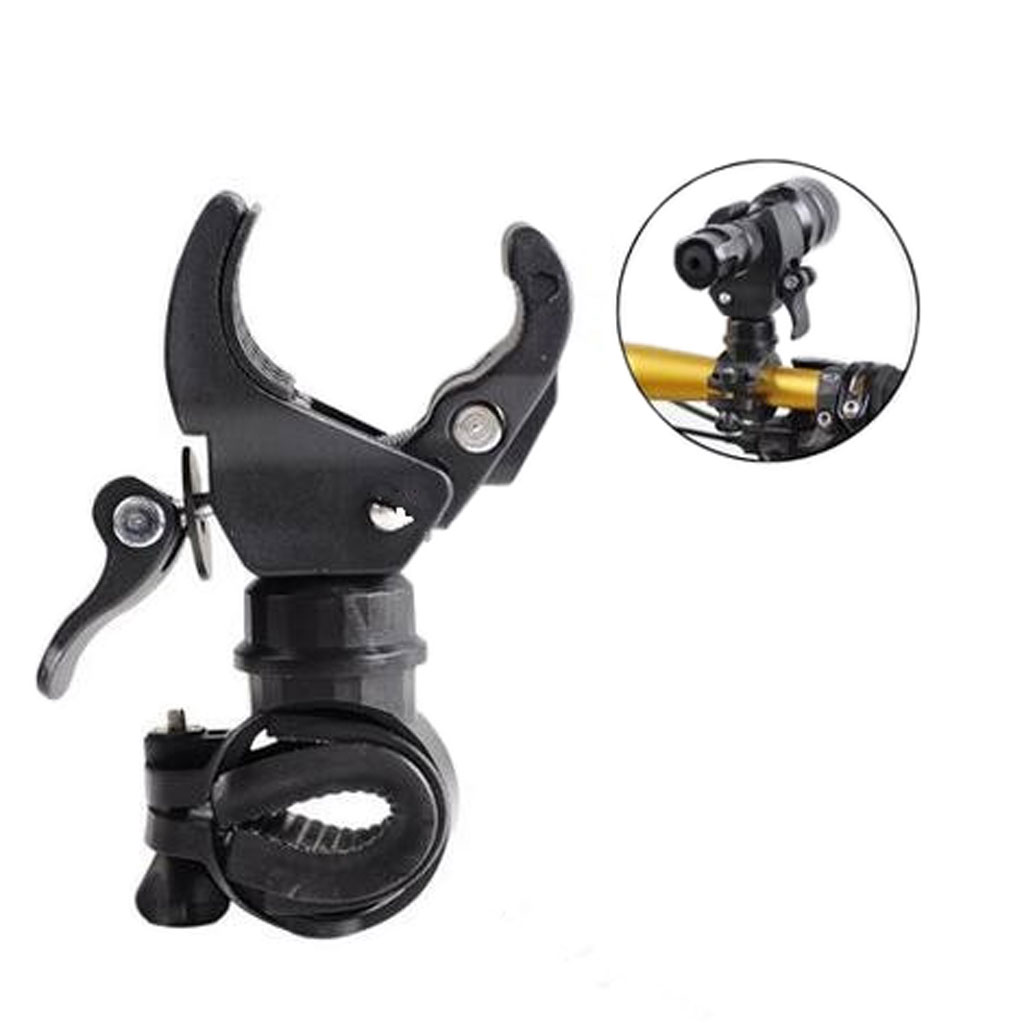 Kẹp Gắn Đèn Pin ML10 Xe Đạp Gắn Ghi Đông Tay Lái Xoay 360 Độ Chắc Chắn Mai Lee