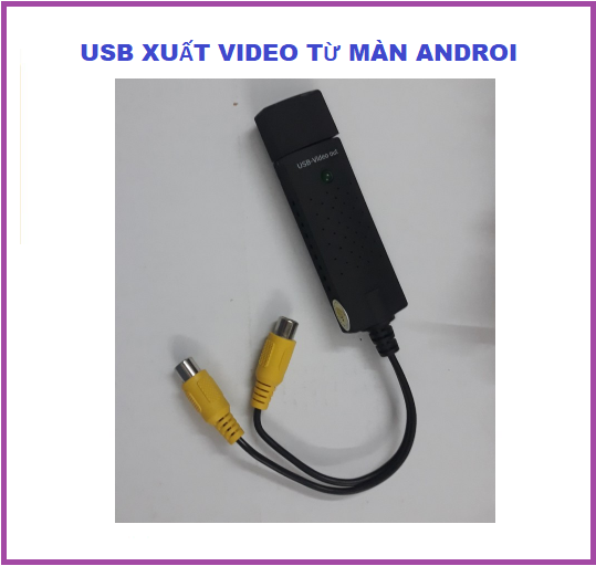 dây xuất outvideo cho màn android oto,USB VIDEO OUT Jack video out cho màn hình android.