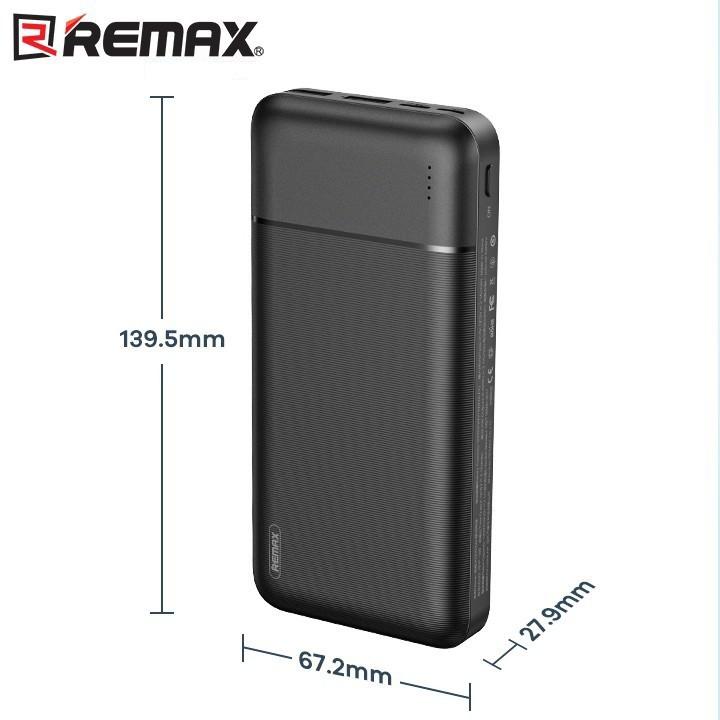 Pin Sạc Dự Phòng 20000mAh Remax RPP-166 Lango Series Fast Charing 2.1A Tích Hợp 2 Cổng USB(HÀNG CHÍNH HÃNG)