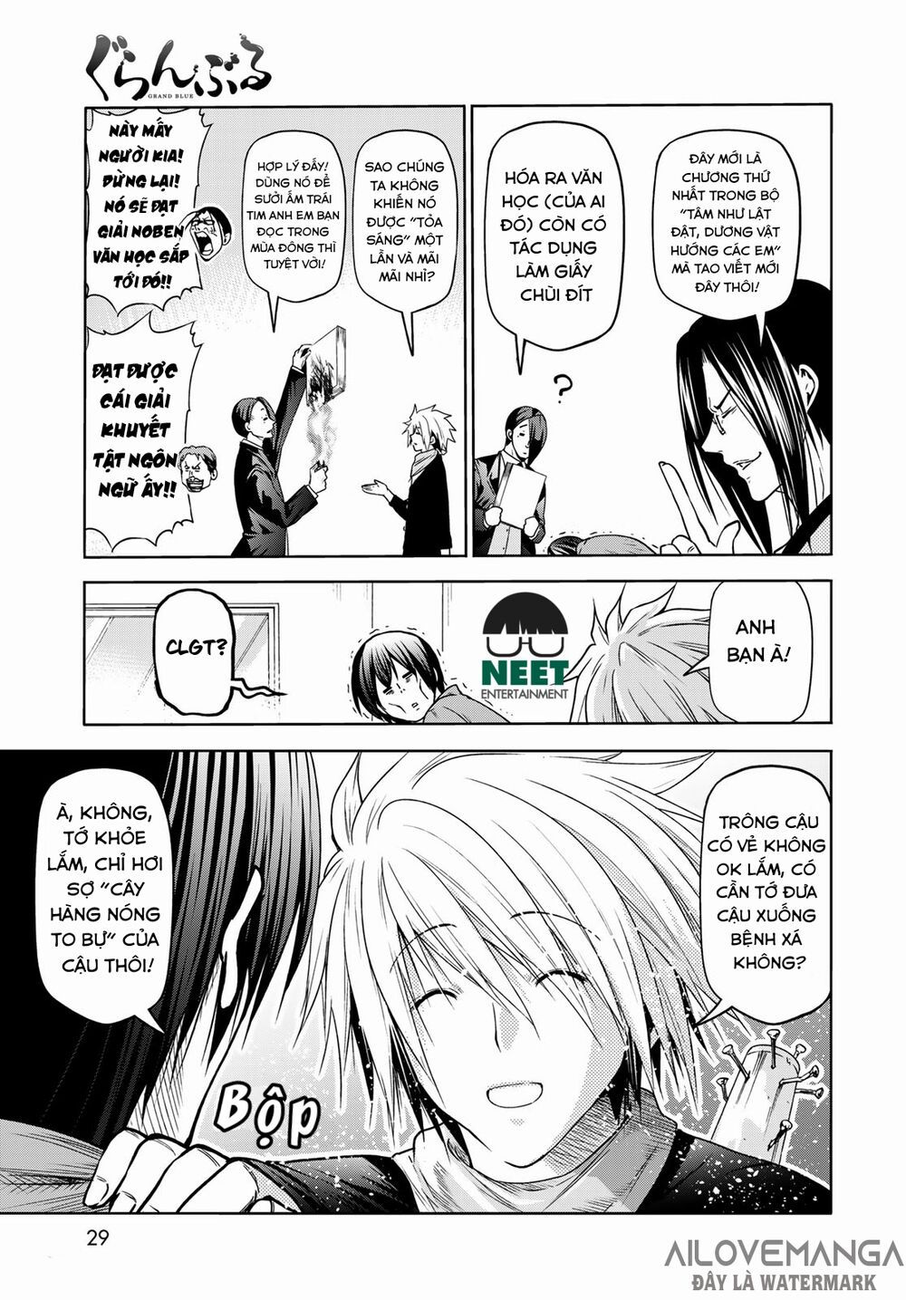 cô gái thích lặn - grand blue chapter 74 25