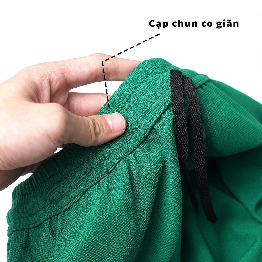 Bộ Thể Thao Nam Năng Động Cá Tính Chất Tổ Ong, Bộ Đồ Nam Cotton Họa Tiết Viền Trẻ Trung BO10 - MINHSTORE