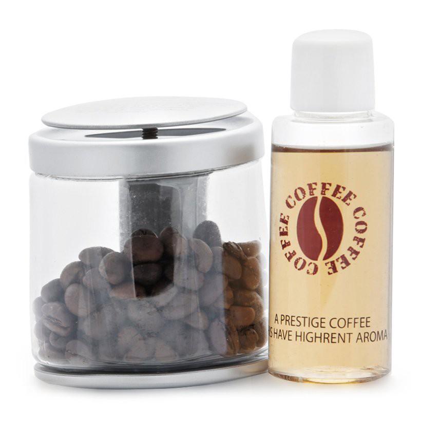 Hộp hạt cafe trên ô tô AW-A02 kèm tinh dầu 35ml hàng Hàn Quốc