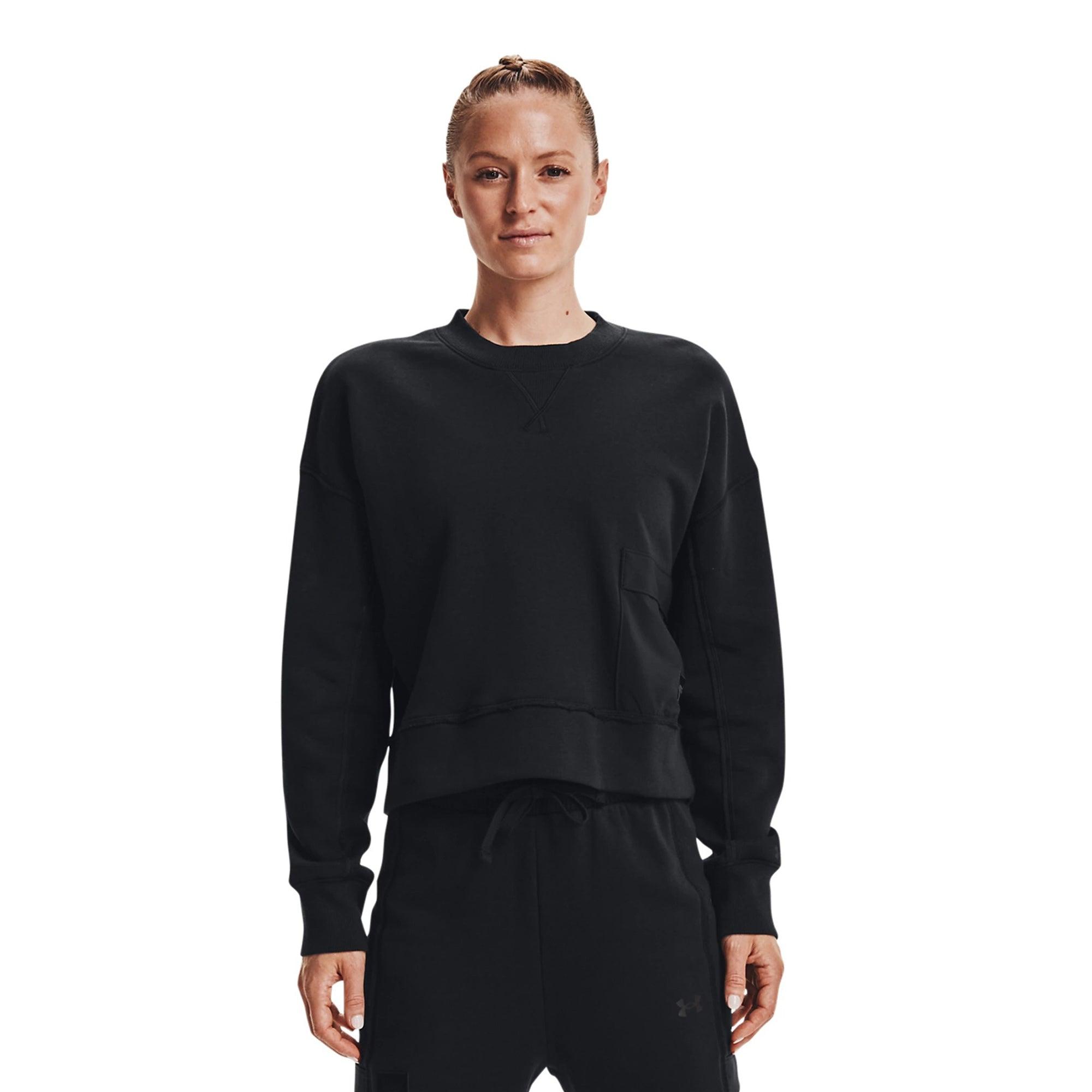 Áo thun tay dài thể thao nữ Under Armour Project Rock Fleece - 1365989-001