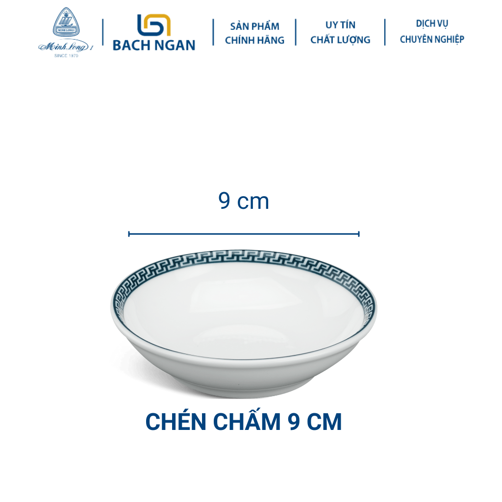 Bộ 10 Chén Chấm Minh Long 9 cm Jasmine Chim Lạc Bằng sứ, Hàng Đẹp, Cao Cấp, Dùng Trong Gia Đình, Đãi Khách, Tặng Quà Tân Gia