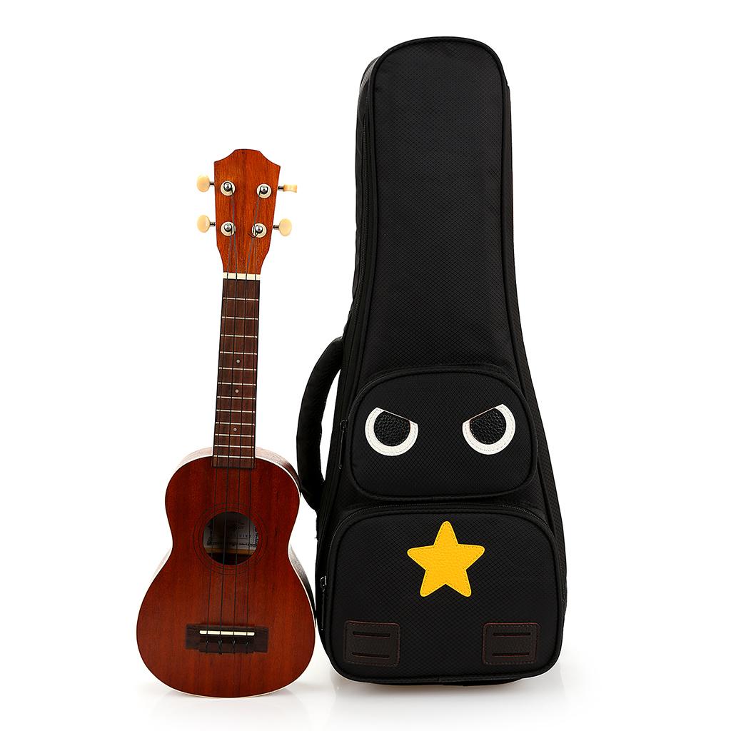 Ukulele Case Small Bass Guitar Bag Soft Cover Gig  Backpack