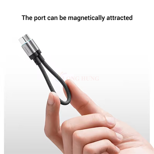 Cáp USB Type-C to Type-C Cuktech 6A 15cm 240W CTC615S - Hàng chính hãng