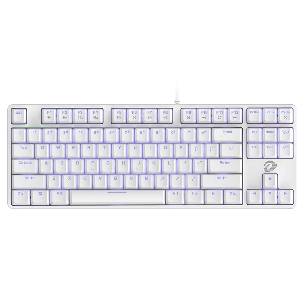 Bàn phím cơ Gaming DAREU EK87 - Trắng White hàng chính hãng