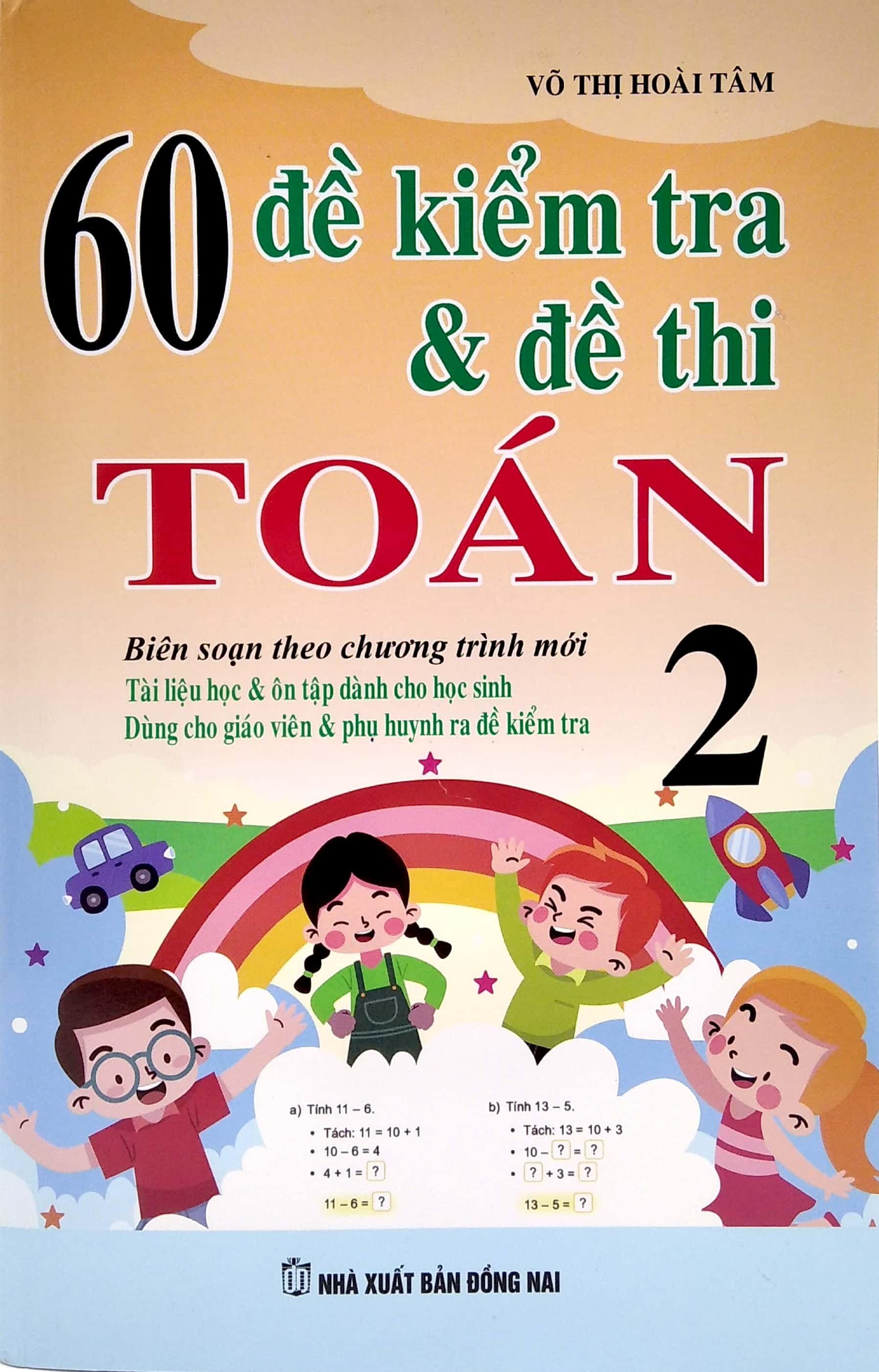 60 Đề Kiểm Tra &amp; Đề Thi Toán 2