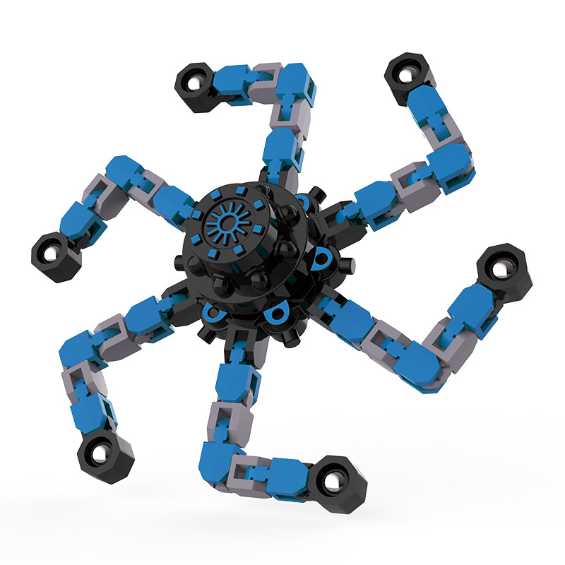 Đồ chơi con quay spinner robot biến hình thông minh cho bé