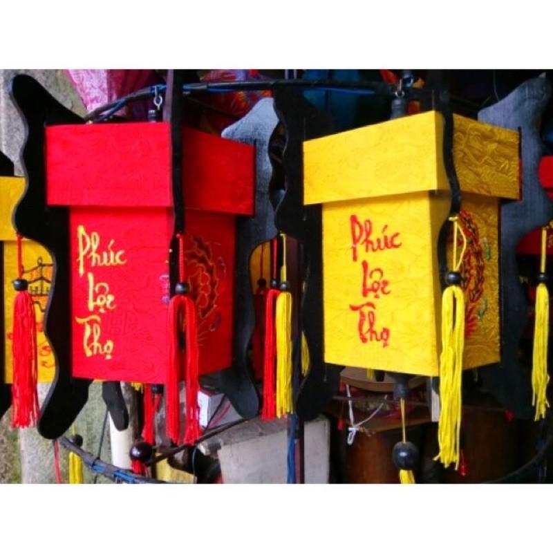 Đèn lồng trụ gỗ lục giác hội an
