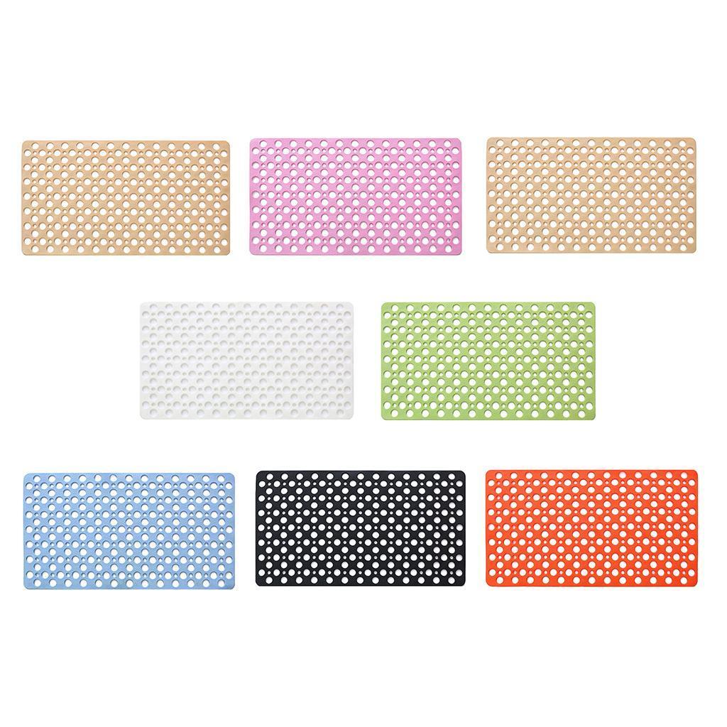 Non-slip Bathroom Shower Mat Suction Cup Bathtub Mat Kitchen Mat