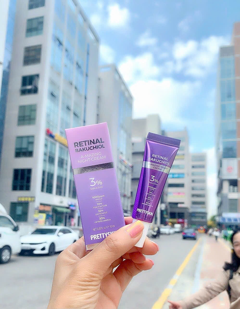 Combo Tinh chất Hydra B5 Max Serum Prettyskin và Kem dưỡng Retinal Bakuchiol