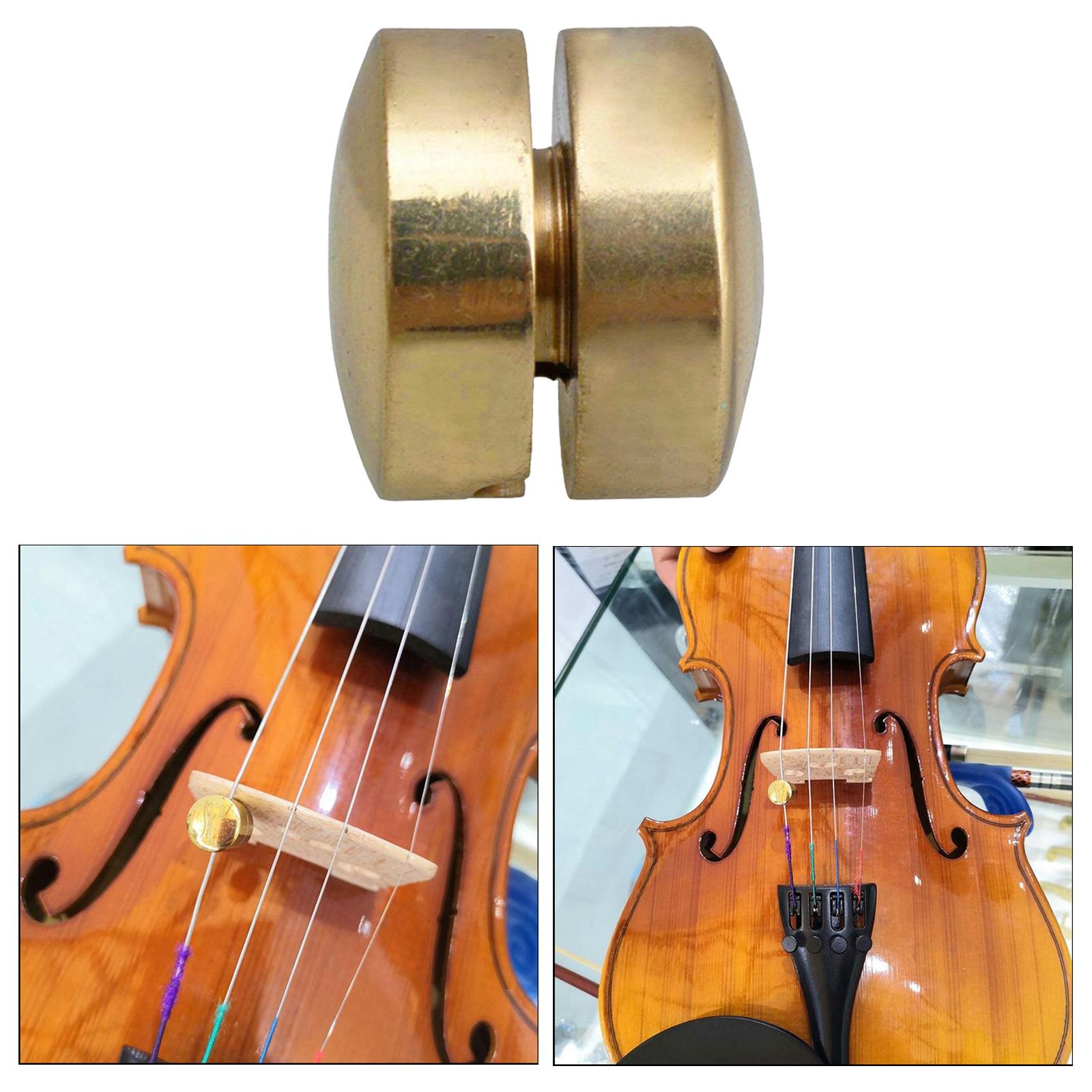 Mini Portable Brass Cello Wolf Tone Violin Wolf Tone Mute Suppressor Tube Eliminate Wolf Tone, 2 Type