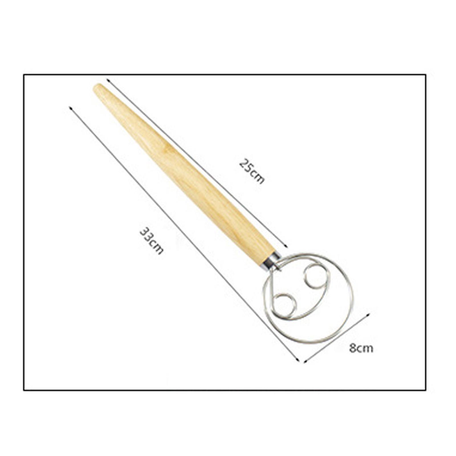 Danish Whisk, Stainless Steel/Wood