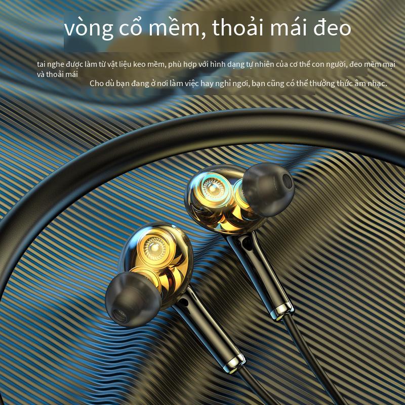 Phong cách mới nhất F4 mới cổ treo cổ loại pin lớn thể thao Tai nghe Bluetooth chạy thẻ MP3