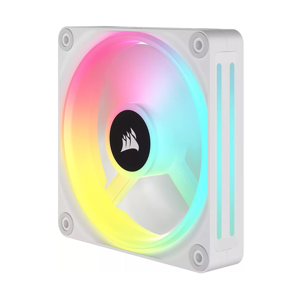 Hình ảnh Quạt máy tính Corsair iCUE LINK QX120 RGB WHITE, Magnetic Dome RGB Fan - Hàng Chính Hãng