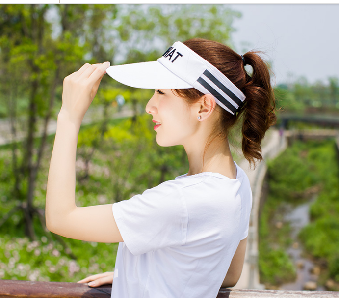 Mũ lưỡi trai nửa đầu thể thao phong cách Hàn mới, nón kết vành rộng chống nắng thời trang