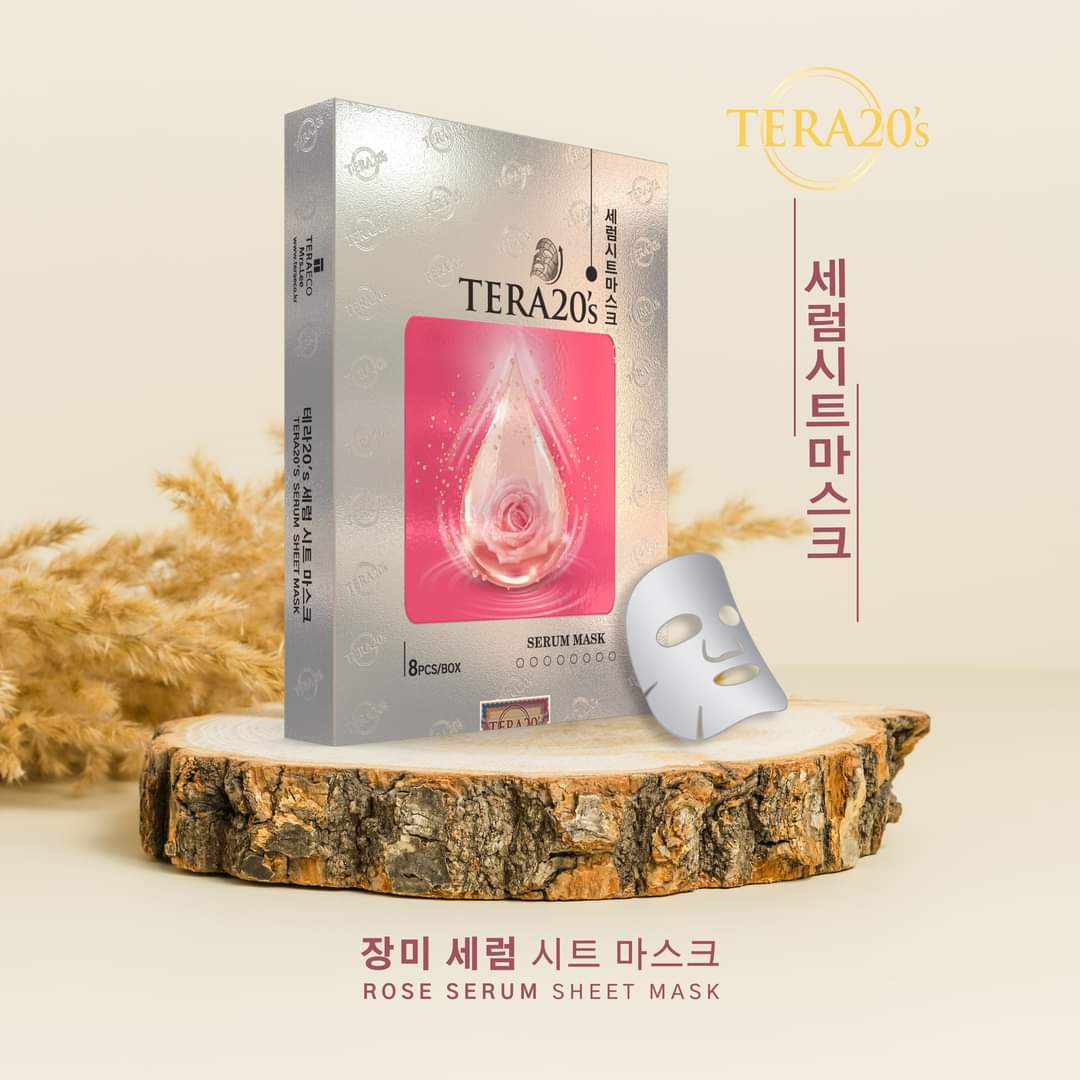 Mặt nạ dưỡng da Serum Hoa Hồng TERA20's Hàn Quốc
