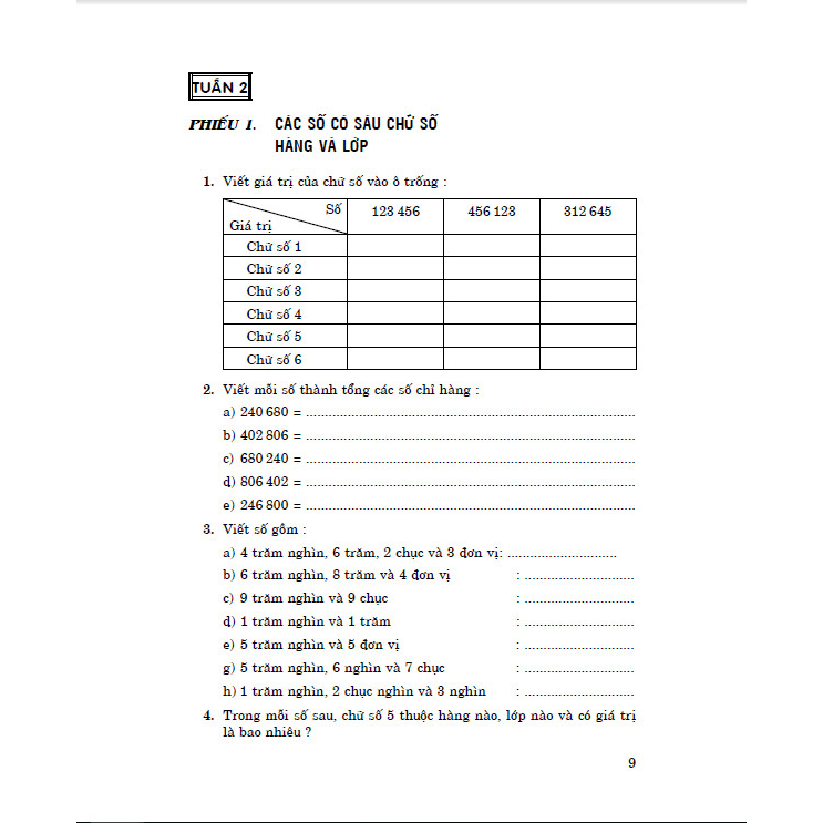 Bài tập chọn lọc toán 4 hai buổi trong ngày - tập 1 (dùng chung cho các bộ sgk hiện hành)