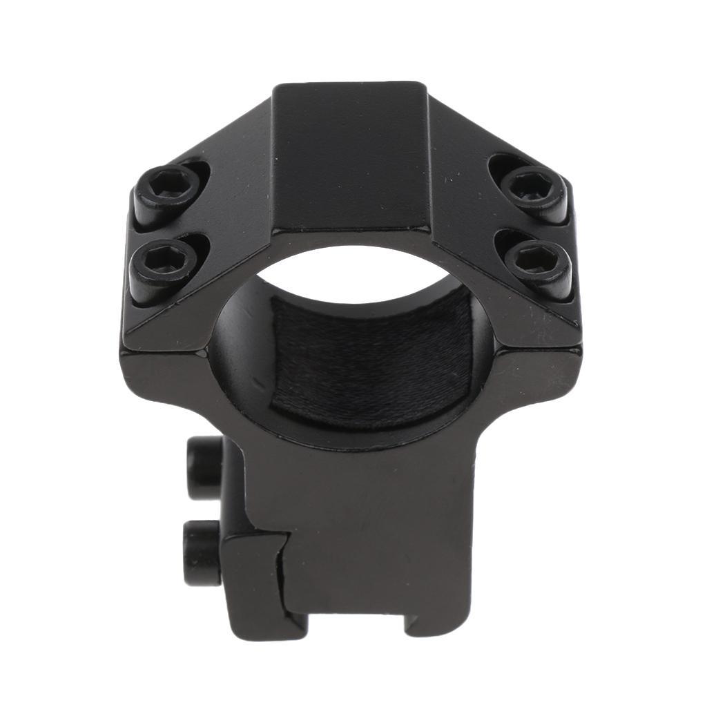 25.4mm 1'' Scope Mount Rings Fits for 11mm Dovetail Rail High Profile