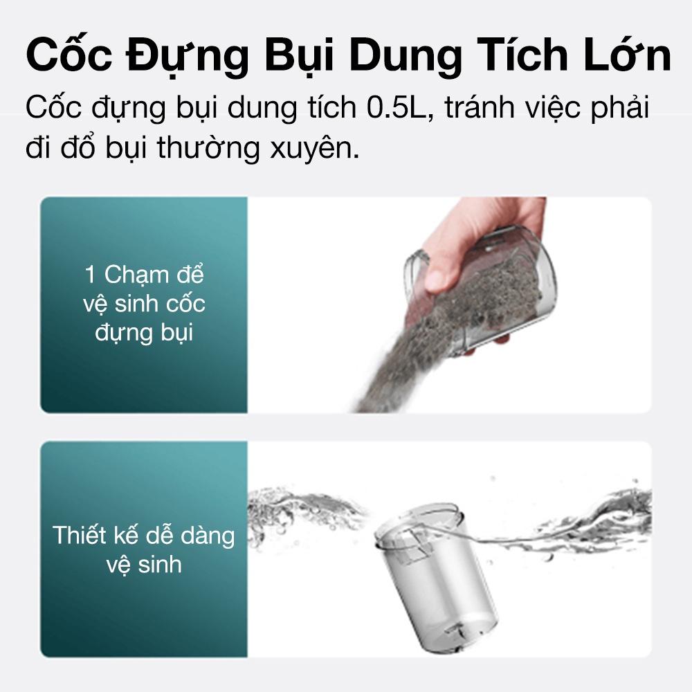 Máy Hút Bụi Giường Nệm JIMMY BX6 Lực Hút 15KPa Công Suất 600W Với 3 Chế Độ Hút Cùng Cảm Biến Bụi Kết Hợp Tia UV Sóng Âm Diệt Bọ Ve Hút Sạch Toàn Bộ Bụi Tóc Lông Thú Cưng - Hàng Chính Hãng - Bảo Hành 12 Tháng