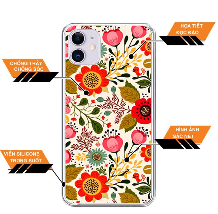 Ốp lưng dẻo cho Iphone 11 - 0172 FLOWER04 - Hàng Chính Hãng