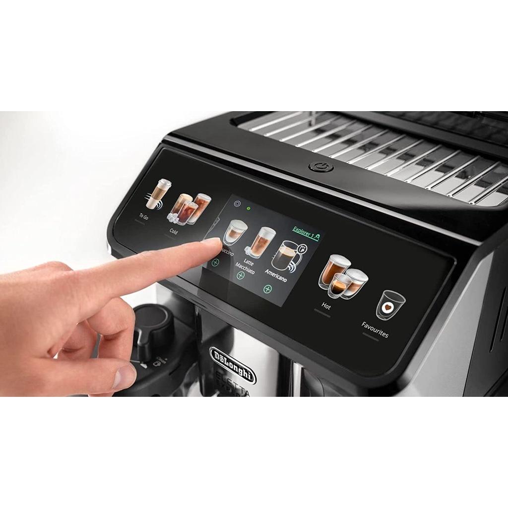 Máy Pha Cà Phê Tự Động DeLonghi ECAM 450.55.S, Máy Pha Cafe, Espresso, Cappuccino, LatteCrema, Nhập Đức, 12 Tháng