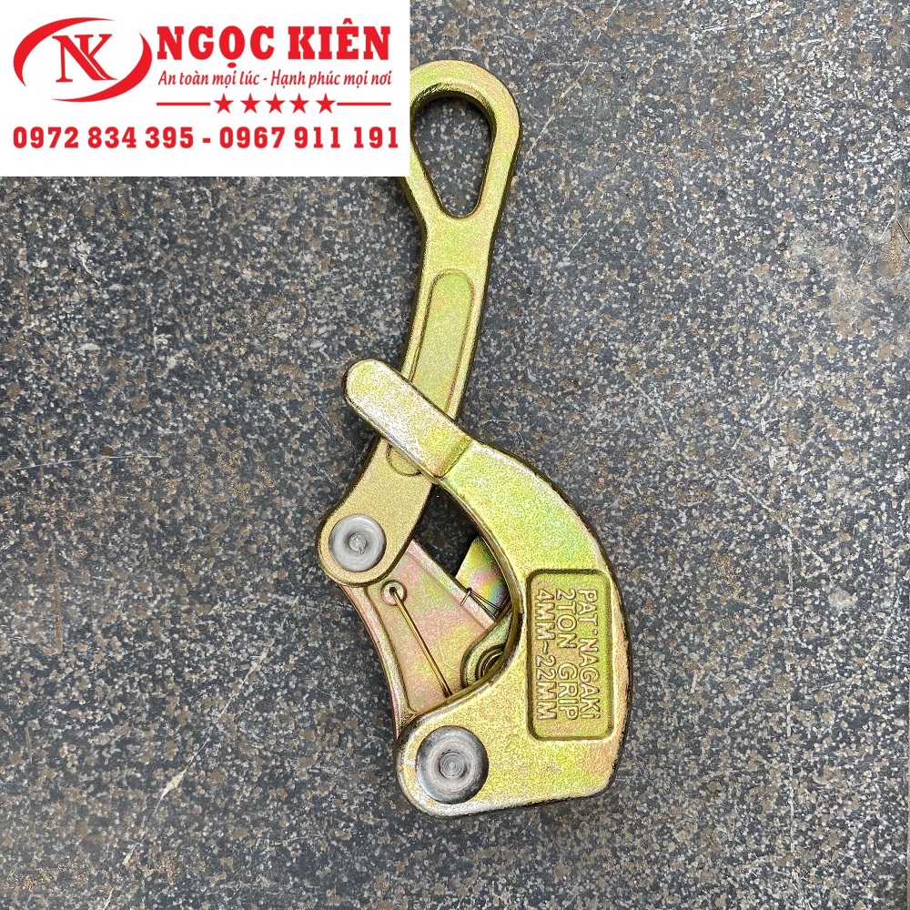 Cóc kẹp cáp 1 tấn - cóc ngậm cáp ngk 2 ton
