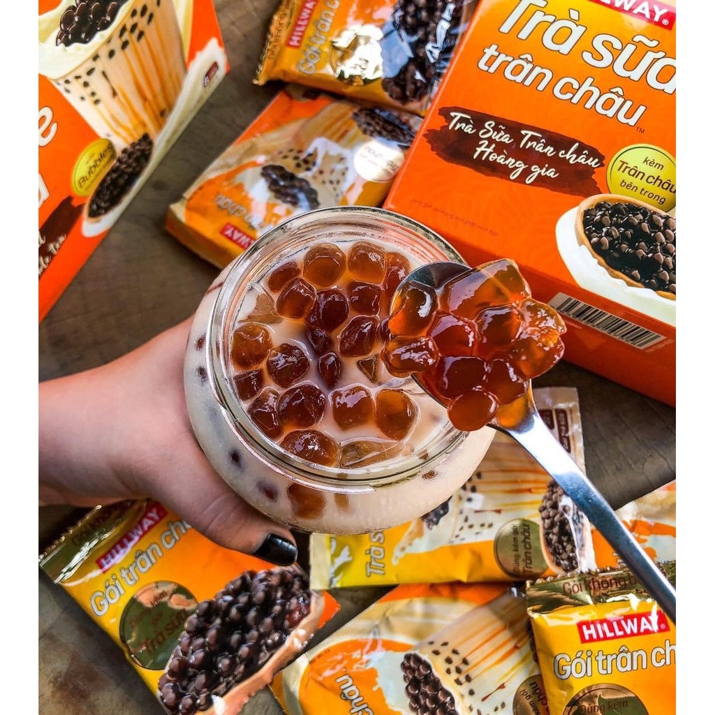 Trà sữa trân châu Hillway Hộp 260G