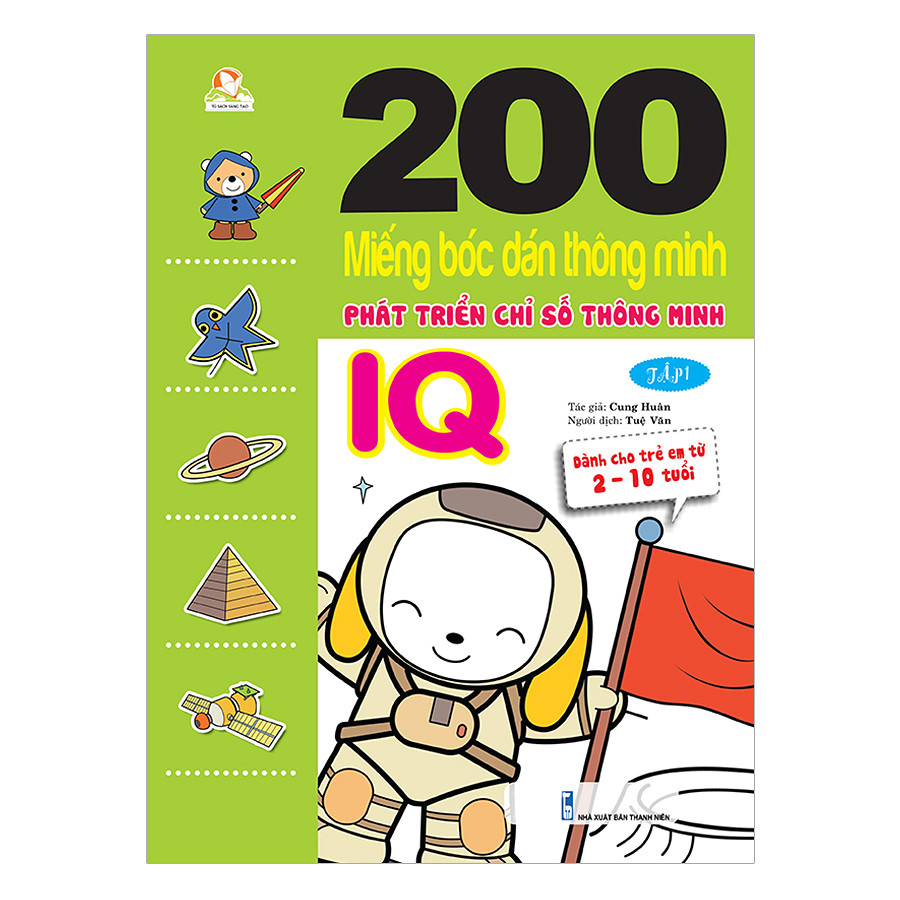 Combo 200 Miếng bóc dán thông minh 2-10 tuổi