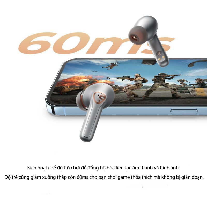 "Tai Nghe Bluetooth Earbuds SoundPeats H2 hỗ trợ điều khiển cảm ứng tiện lợi - Hàng Chính Hãng